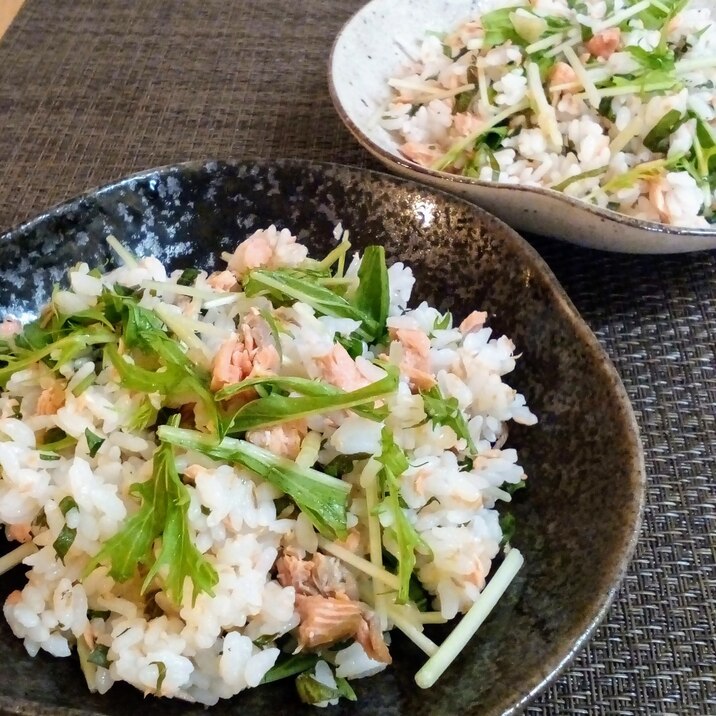 ♪夏にぴったり♡鮭と大葉の混ぜ寿司♪